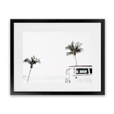 Shop Summer Roadtrip Photo Art Print-Boho, Landscape, Nature, Photography, Tropical, View All, White-framed poster wall decor artwork