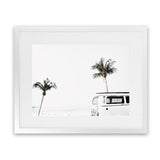 Shop Summer Roadtrip Photo Art Print-Boho, Landscape, Nature, Photography, Tropical, View All, White-framed poster wall decor artwork