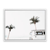 Shop Summer Roadtrip Photo Canvas Art Print-Boho, Landscape, Photography, Photography Canvas Prints, Tropical, View All, White-framed wall decor artwork