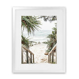 Shop Wategos Beach I Photo Art Print-Boho, Coastal, Green, Hamptons, Nature, Photography, Portrait, Tropical, View All-framed poster wall decor artwork