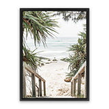 Shop Wategos Beach I Photo Canvas Art Print-Boho, Coastal, Green, Hamptons, Nature, Photography, Photography Canvas Prints, Portrait, Tropical, View All-framed wall decor artwork