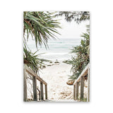 Shop Wategos Beach I Photo Canvas Art Print-Boho, Coastal, Green, Hamptons, Nature, Photography, Photography Canvas Prints, Portrait, Tropical, View All-framed wall decor artwork