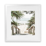 Shop Wategos Beach I (Square) Photo Art Print-Boho, Coastal, Green, Hamptons, Photography, Square, Tropical, View All-framed poster wall decor artwork