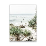 Shop Wategos Beach II Photo Canvas Art Print-Boho, Coastal, Green, Photography, Photography Canvas Prints, Portrait, Tropical, View All-framed wall decor artwork