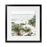 Shop Wategos Beach II (Square) Photo Art Print-Boho, Coastal, Green, Photography, Square, Tropical, View All-framed poster wall decor artwork