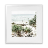 Shop Wategos Beach II (Square) Photo Art Print-Boho, Coastal, Green, Photography, Square, Tropical, View All-framed poster wall decor artwork