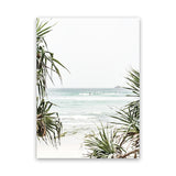 Shop Wategos Beach III Photo Canvas Art Print-Boho, Coastal, Green, Photography, Photography Canvas Prints, Portrait, Tropical, View All-framed wall decor artwork