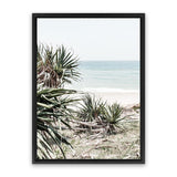 Shop Wategos Beach IV Photo Canvas Art Print-Boho, Coastal, Green, Photography, Photography Canvas Prints, Portrait, Tropical, View All-framed wall decor artwork