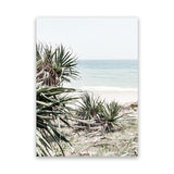 Shop Wategos Beach IV Photo Canvas Art Print-Boho, Coastal, Green, Photography, Photography Canvas Prints, Portrait, Tropical, View All-framed wall decor artwork