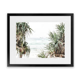 Shop Wategos Views Photo Art Print-Boho, Coastal, Green, Landscape, Nature, Photography, Tropical, View All-framed poster wall decor artwork