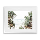 Shop Wategos Views Photo Art Print-Boho, Coastal, Green, Landscape, Nature, Photography, Tropical, View All-framed poster wall decor artwork