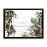 Shop Wategos Views Photo Canvas Art Print-Boho, Coastal, Green, Landscape, Nature, Photography, Photography Canvas Prints, Tropical, View All-framed wall decor artwork