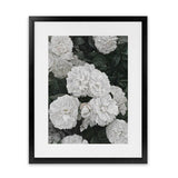 Shop White English Roses Art Print-Florals, Green, Hamptons, Portrait, View All, White-framed painted poster wall decor artwork