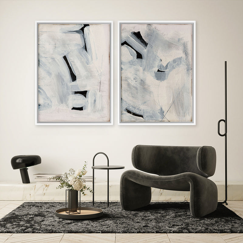 Shop Beyond 1 Canvas Art Print-Abstract, Dan Hobday, Neutrals, Portrait, Rectangle, View All-framed wall decor artwork