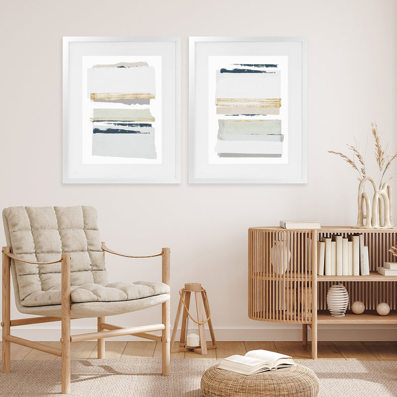 Shop Boulevard II Art Print-Abstract, Neutrals, PC, Portrait, Rectangle, View All-framed painted poster wall decor artwork