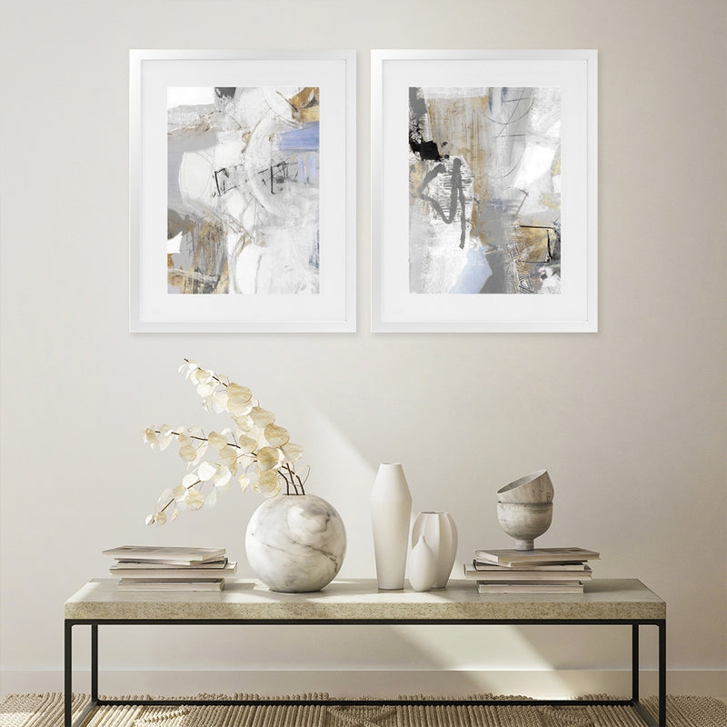 Shop Chromatized I Art Print-Abstract, Grey, PC, Portrait, Rectangle, View All-framed painted poster wall decor artwork