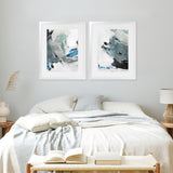Shop Dazzle II Art Print-Abstract, Blue, PC, Portrait, Rectangle, View All-framed painted poster wall decor artwork