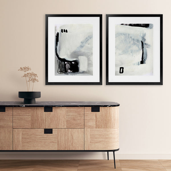 Shop Decoy 2 Art Print-Abstract, Dan Hobday, Neutrals, Portrait, Rectangle, View All-framed painted poster wall decor artwork