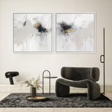 Shop Golden Beat I (Square) Canvas Art Print-Abstract, Neutrals, PC, Square, View All-framed wall decor artwork