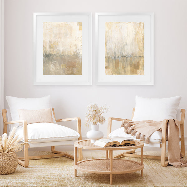 Shop Morning Light II Art Print-Abstract, Neutrals, Portrait, Rectangle, View All, WA-framed painted poster wall decor artwork