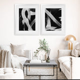 Shop Sinking 2 Art Print-Abstract, Black, Dan Hobday, Portrait, Rectangle, View All-framed painted poster wall decor artwork