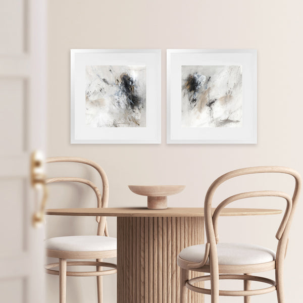 Shop Sketch Lines II (Square) Art Print-Abstract, Neutrals, PC, Square, View All-framed painted poster wall decor artwork