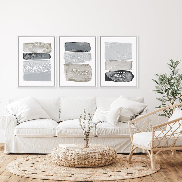 Shop Sparkling Together I Canvas Art Print-Abstract, Neutrals, PC, Portrait, Rectangle, View All-framed wall decor artwork