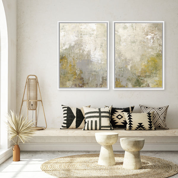 Shop Subtlety II Canvas Art Print-Abstract, Neutrals, Portrait, Rectangle, View All, WA-framed wall decor artwork