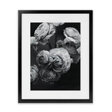 Shop Black & White Bouquet Art Print-Black, Florals, Hamptons, Portrait, Scandinavian, View All-framed painted poster wall decor artwork