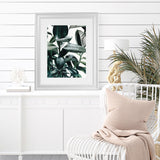 Shop Rubber Plant Art Print-Botanicals, Green, Hamptons, Portrait, Tropical, View All-framed painted poster wall decor artwork