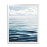 Shop Ocean Horizon Art Print-Amalfi Coast Italy, Blue, Coastal, Nature, Portrait, View All-framed painted poster wall decor artwork