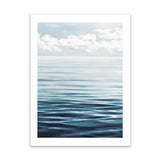 Shop Ocean Horizon Art Print-Amalfi Coast Italy, Blue, Coastal, Nature, Portrait, View All-framed painted poster wall decor artwork