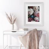 Shop Romantic Floral Art Print-Botanicals, Florals, Hamptons, Pink, Portrait, View All-framed painted poster wall decor artwork