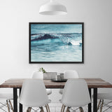 Shop Ocean Wave Canvas Art Print-Blue, Coastal, Tropical, View All-framed wall decor artwork