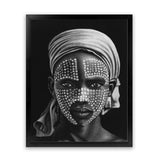 Shop Tribal Art Print-African, Black, Boho, Hamptons, People, Portrait, View All-framed painted poster wall decor artwork