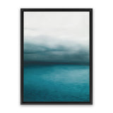 Shop Horizon Canvas Art Print-Blue, Coastal, Green, Portrait, Scandinavian, Tropical, View All-framed wall decor artwork