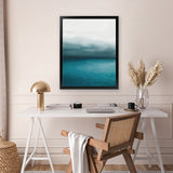 Shop Horizon Art Print-Blue, Coastal, Green, Portrait, Scandinavian, Tropical, View All-framed painted poster wall decor artwork