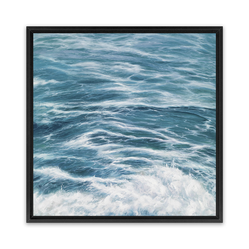 Shop Ocean Swell (Square) Canvas Art Print-Blue, Coastal, Square, View All-framed wall decor artwork