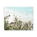 Shop Byron Bay Swims Photo Art Print-Blue, Coastal, Green, Landscape, Photography, Tropical, View All-framed poster wall decor artwork