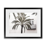 Shop Spanish Villa Photo Art Print-Boho, Coastal, Green, Landscape, Neutrals, Photography, Tropical, View All, White-framed poster wall decor artwork