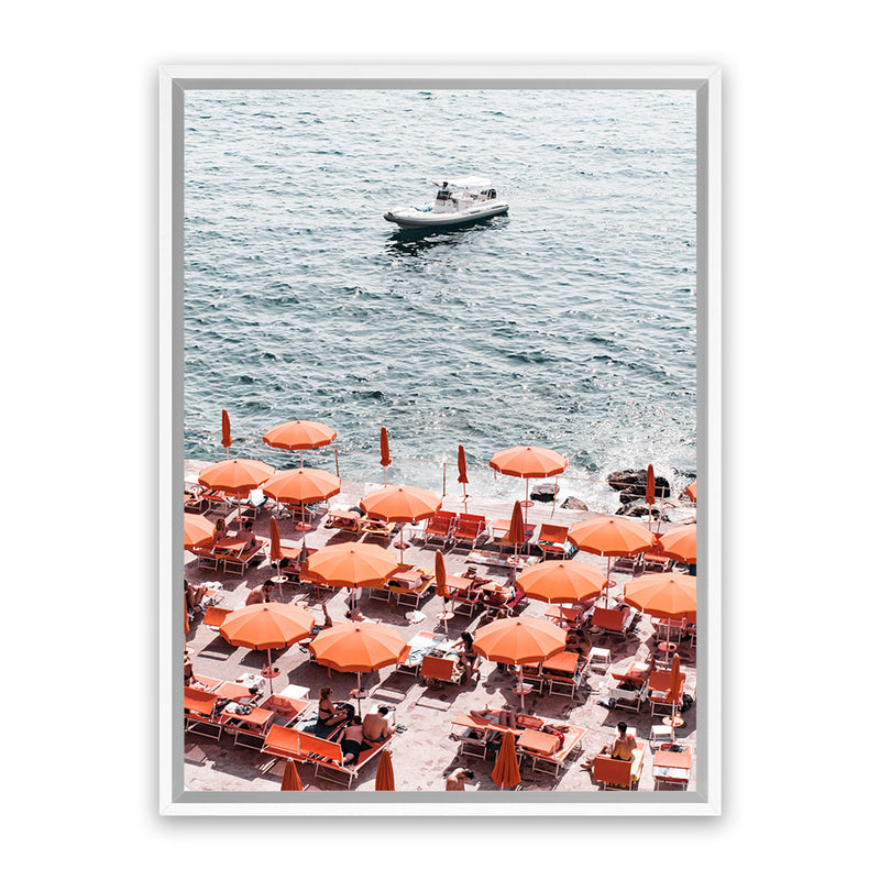 Shop One Fire Club VII Photo Canvas Art Print-Amalfi Coast Italy, Coastal, Orange, Photography, Photography Canvas Prints, Portrait, Rectangle, View All-framed wall decor artwork