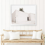 Shop The White Casa Photo Art Print-Boho, Coastal, Landscape, Moroccan Days, Neutrals, Photography, View All, White-framed poster wall decor artwork