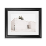 Shop The White Casa Photo Art Print-Boho, Coastal, Landscape, Moroccan Days, Neutrals, Photography, View All, White-framed poster wall decor artwork