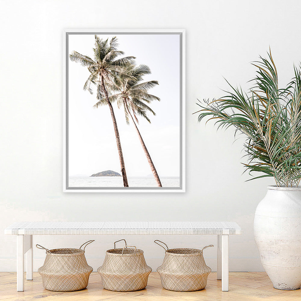 Buy Twin Palms Photo Canvas Art Print | The Print Emporium®
