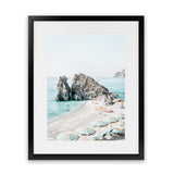 Shop Italian Summer Photo Art Print-Amalfi Coast Italy, Blue, Coastal, Green, Photography, Portrait, View All-framed poster wall decor artwork