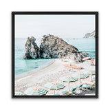 Shop Italian Summer (Square) Photo Canvas Art Print-Amalfi Coast Italy, Blue, Coastal, Green, Photography, Photography Canvas Prints, Square, View All-framed wall decor artwork
