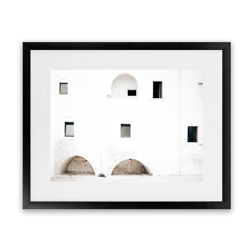 Shop Old Italian Facade Photo Art Print-Boho, Landscape, Moroccan Days, Photography, View All, White-framed poster wall decor artwork