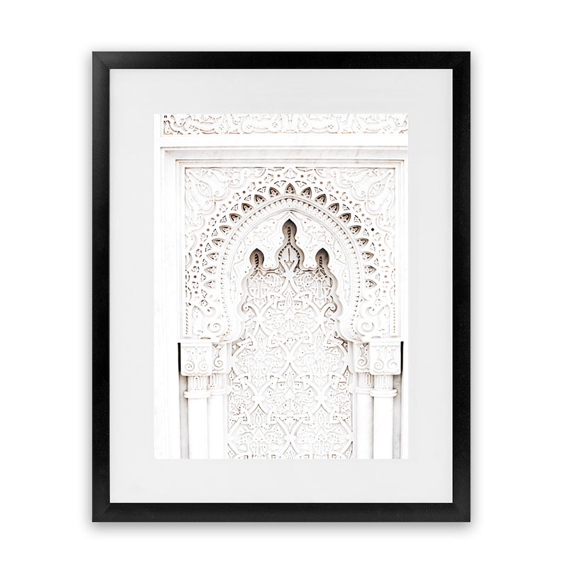 Shop Desert Temple Photo Art Print-Boho, Moroccan Days, Neutrals, Photography, Portrait, View All, White-framed poster wall decor artwork