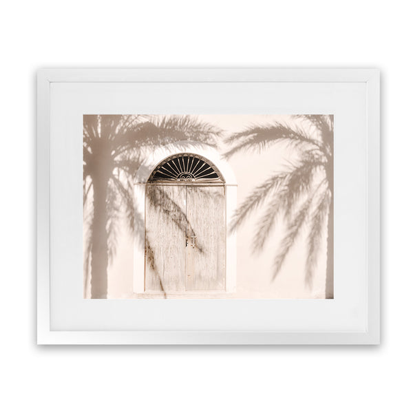 Shop Pastel Palm Shadows Photo Art Print-Boho, Brown, Coastal, Landscape, Moroccan Days, Neutrals, Photography, Tropical, View All-framed poster wall decor artwork