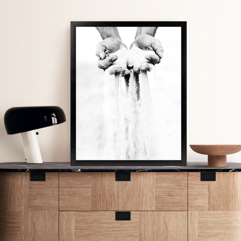 Shop Sands Of Time II Photo Art Print-Black, Boho, Moroccan Days, Neutrals, Photography, Portrait, View All-framed poster wall decor artwork
